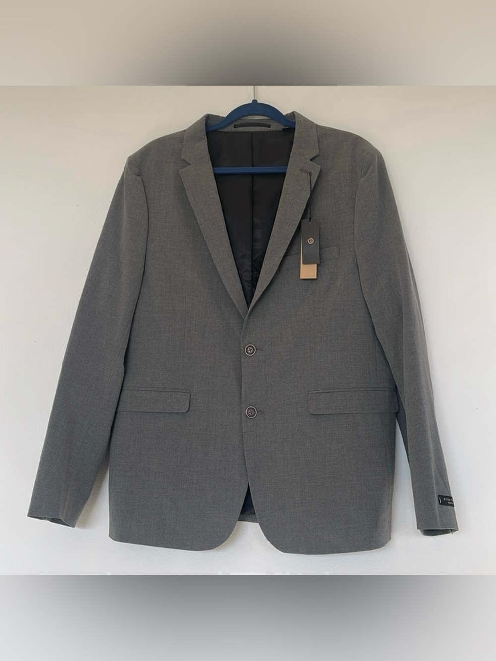 NWT Ethan Pierce Skinny Fit Gray Sport Jacket 44R